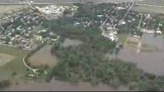 Aerial tour of flooding in Eastern Iowa [upl. by Dominique]