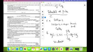 MODEL CHIMIE ORGANICĂ BACALAUREAT 2024  REZOLVAREA DETALIATĂ A SUBIECTULUI [upl. by Delmore]