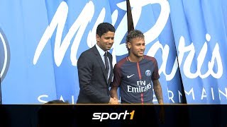 Flüchtet Neymar von PSG zurück nach Barcelona  SPORT1 TRANSFERMARKT [upl. by Iaria]