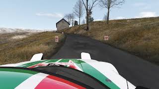 Lancia Stratos onboard at MoulinonAntraigues  assetto corsa [upl. by Eelidnarb]