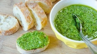 Basil Pesto Recipe [upl. by Aryaz]