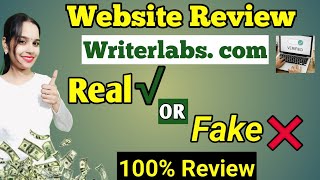 Writers labs Com Is Real Or Fake  Website Full Review In Hindi 🤑🤑 [upl. by Chev]