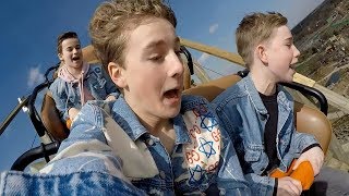 84 IN DE ACHTBAAN MET FANS 🎢 in TOVERLAND  JUNIORSONGFESTIVALNL🇳🇱 [upl. by Blalock]