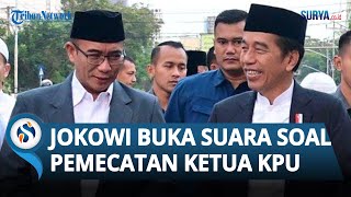 Respons Jokowi soal Ketua KPU Dipecat karena Tindak Asusila Draft Keppres Dalam Proses Administrasi [upl. by Innoj]