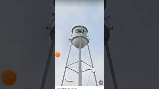 Rowlet water Tower Before and After googleearth googlemaps watertower [upl. by Anawal]