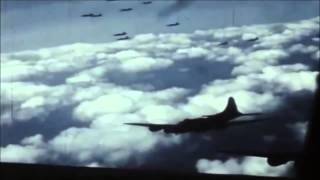 World War 2 Air War Combat Footage in Color [upl. by Jd153]