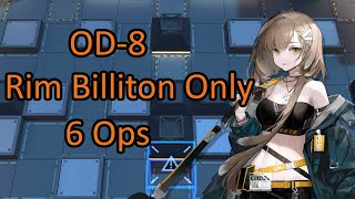 Arknights OD8 Rim Billiton 6ops [upl. by Ettenej817]