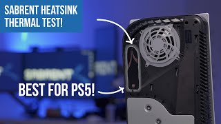 SABRENT Rocket Heatsink For PS5 vs 3rd Party Heatsink  PS5 Thermal Tests [upl. by Ahgem]