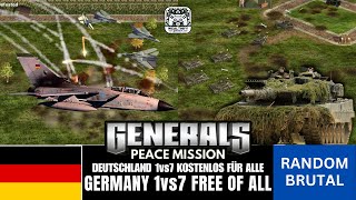 GERMANY 1vs7 Free of All  GENERALS PEACE MISSION  Innovation in Germany fuels global wealth [upl. by Francisca]