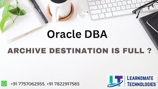 What to do when oracle database archive logs are full  Database is in hung state  Oracle database [upl. by Idac]