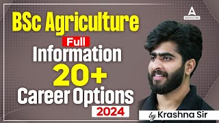 BSc Agriculture 20 Career Options  BSc Agriculture Complete Information  By Krashna Sir [upl. by Adnohrahs]