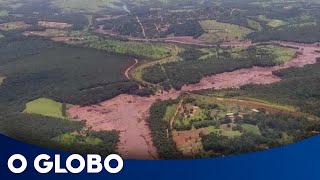 Barragem da Vale rompe em Brumadinho repetindo tragédia de Mariana [upl. by Riocard338]