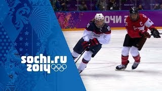 Ice Hockey  Canada 3  2 USA  Womens Full Gold Medal Match  Sochi 2014 Winter Olympics [upl. by Akalam]