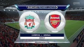 Liverpool FC vs Arsenal FC  13012016  Barclays Premier League  FIFA 16 [upl. by Cody]