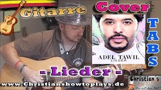 Adel Tawil LIEDER Cover Backingtrack Playthrough Akustik Gitarre Tutorial HD Deutsch [upl. by Claudianus]