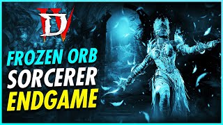 NEW Best Sorcerer Build Frozen Orb Endgame Guide  Diablo 4 Season 4 [upl. by Egni]