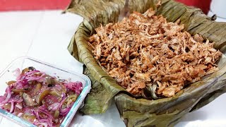 ¿Como Hacer Cochinita Pibil Estilo Yucatán Facil y Rapido  Comida Mexicana  Comiendo Rico y Facil [upl. by Anaerdna]