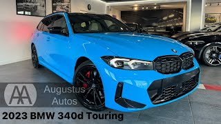 2023 BMW 340d Touring  Porsche Riviera Blue Individual  Massive Spec  For Sale [upl. by Brubaker]