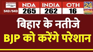 LIVE Bihar के नतीजे BJP को करेंगे परेशान  Nitish Kumar  Election Results 2024  News24 LIVE [upl. by Darooge922]