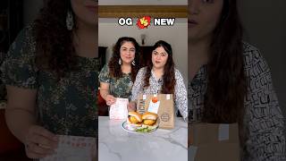 OG vs NEW Vada Pav style Which one will win TheThakurSisters foodshorts indianfood shorts [upl. by Chalmers]