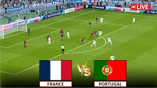 🔴LIVE  FRANCE vs PORTUGAL I EURO 2024 I QUARTER FINAL I LIVE MATCH STREAM I eFootball Pes 21 Game [upl. by Pansir]