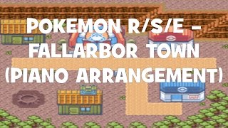 100TH VIDEO Pokemon Ruby and Sapphire  Fallarbor Town Piano arrangement [upl. by Liemaj]