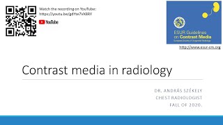 Fluoroscopy Types of Contrast Media [upl. by Zindman]