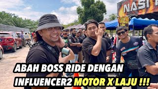 ABAH BOSS RIDE DENGAN YOUTUBER amp TIKTOKERS PERGI MENCEKIK [upl. by Blodget]