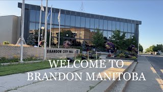 BRANDON MANITOBA CANADA  2nd from Winnipeglargest city in MANITOBA [upl. by Ahsienek240]