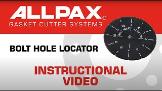 Allpax Bolt Hole Locator Instructional Video [upl. by Wolfort]