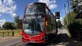 LONDON BUS 466 CATERHAMONTHEHILL  ADDINGTON VILLAGE  LJ13CFK DW546 [upl. by Lidda]