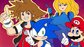 Sonic Meets Sora in Super Smash Bros Ultimate [upl. by Assecnirp746]