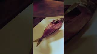 Tattooed Chef cuts fish with precision [upl. by Daitzman466]