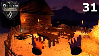 Medieval Dynasty New Settlement VR  Beer garden time PART 31 FULL PLAYTHROUGH  REVIEW on QUEST 3 [upl. by Mcafee]