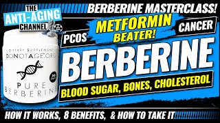 BERBERINE  Berberine vs Metformin  Blood Sugar  Weight Loss  Anti Aging [upl. by Mimi626]