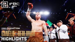 FIGHT HIGHLIGHTS  Canelo Alvarez vs Edgar Berlanga [upl. by Wirth]