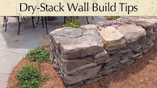 How to Build a Retaining Wall from Stone without Mortar [upl. by Capwell]