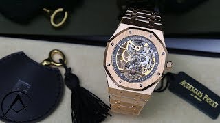 2018 UnboxingAudemars Piguet Royal Oak Tourbillon ExtraThin 26518OROO1220OR01 [upl. by Nodab468]