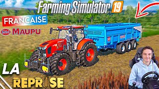 NOUVELLE BENNE MAUPU  LA REPRISE 10 Farming Simulator 19 [upl. by Binny]