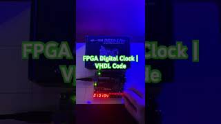 Altera FPGA Digital Clock  VHDL Code Tutorial [upl. by Anola]