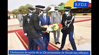 abonnezvous Cérémonie de sortie de la 13e promotion de l’école des officiers de la gendarmerie [upl. by Ardnaek]