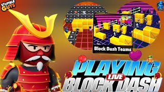 Stumble Guys Live Play Block Dash Team stumbleguys stumbleguyslive stumbleguystopic indiangamer [upl. by Alohs]