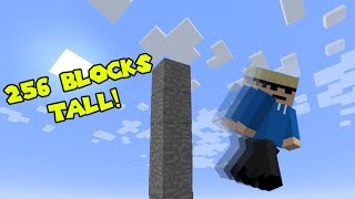 Worlds LONGEST FALL in MINECRAFT [upl. by Fowle]