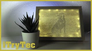 DIY 3DDruck Lithophane  beleuchteter Bilderrahmen Ganz einfach [upl. by Deys]