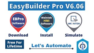 Weintek HMI Software Free Download EasyBuilder Pro V606 Download Weintek HMI Software Easybuilder [upl. by Mullins92]