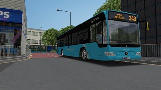 OMSI 2  Smarden  MercedesBenz Citaro UK  Service 349 Thrash [upl. by Balch468]