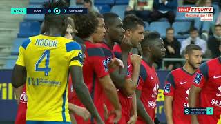 Sochaux vs Grenoble 10 Ousseynou Thioune freekick 44 minutes [upl. by Eniluqaj]