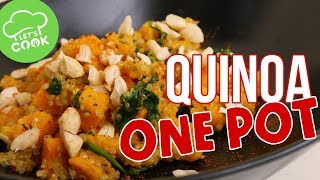 Quinoa One Pot Rezept mit Süßkartoffel  Vegan  Veggie Wednesday [upl. by Salli]