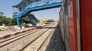 12490 Dadar  Bikaner Express Departing Nagaur Stn [upl. by Kent]