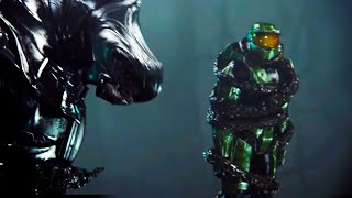 Halo 5 Guardians  Chief and Locke Fight Scene [upl. by Espy]